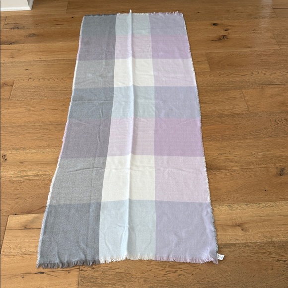 Pastel Color Block Shawl | Pashmina | Wrap | Cape Super Soft & Cozy - Picture 6 of 10